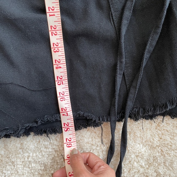 Black Denim Midi Skirt Womens Size M - Picture 5 of 9